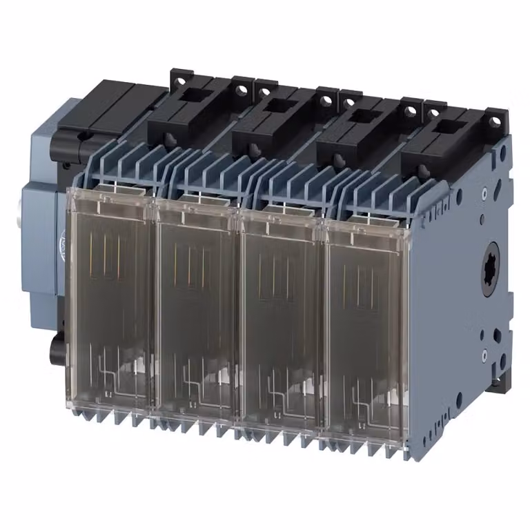Sezionatore Siemens con fusibile da 32 A, serie 1, a 4 poli per fusibile NH 3KF14034LB11
