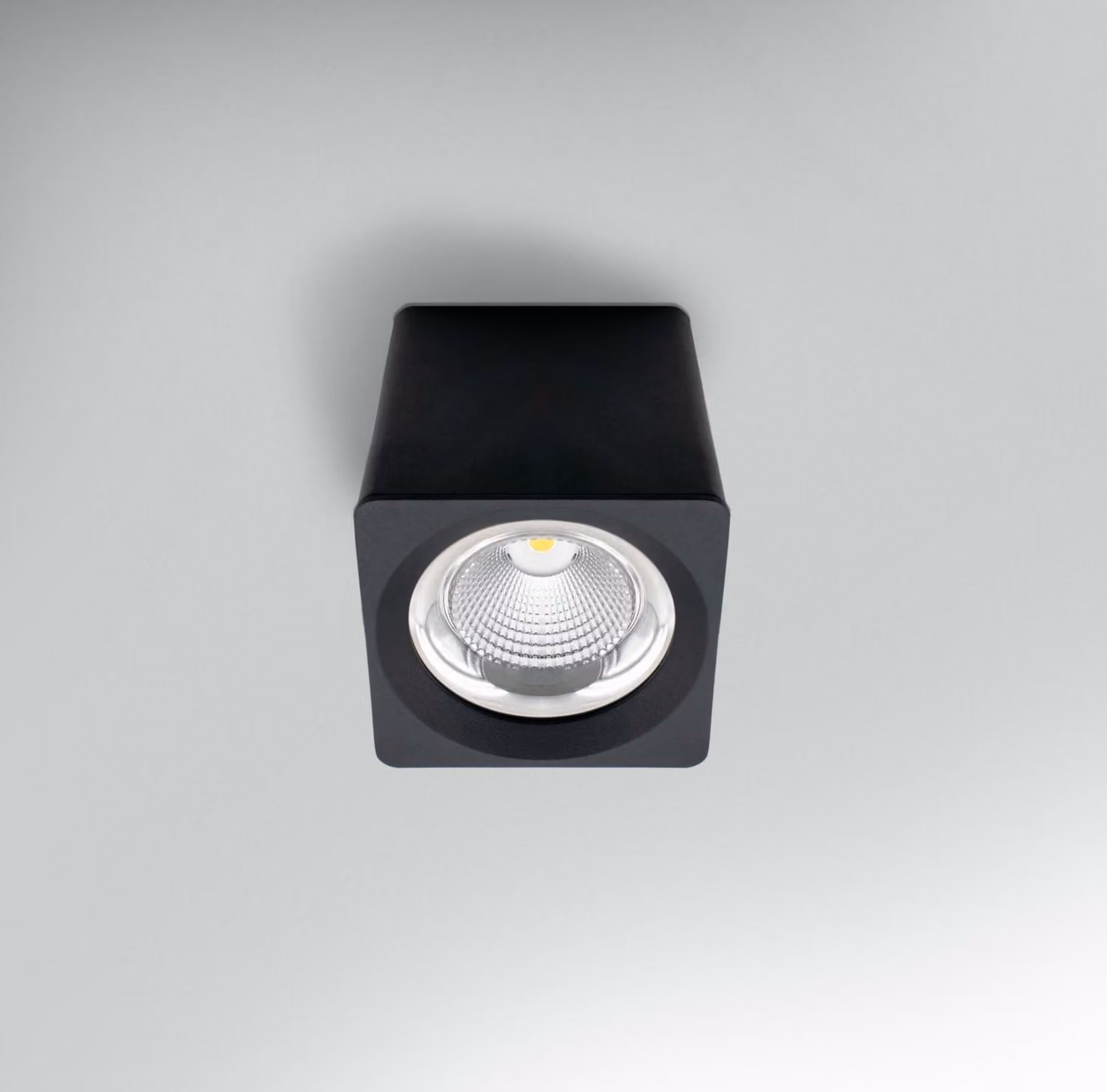 Plafoniera a LED CENTURY QUBE NERA 90x90x90 mm 10 W 230 V 3000 K 45° IP20
