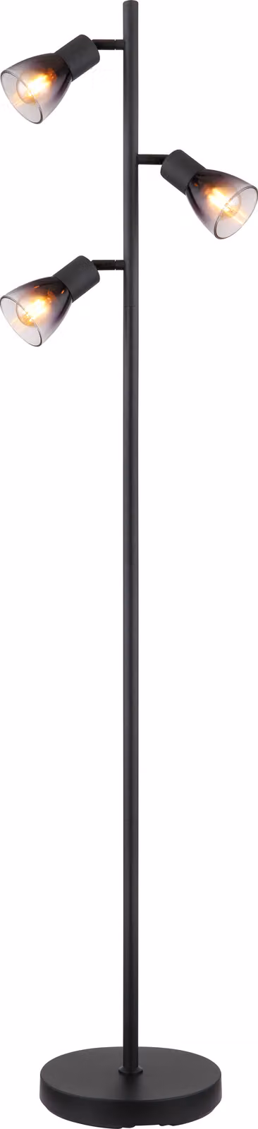 SATELLA lampada da terra con faretti 54312-3S Globo