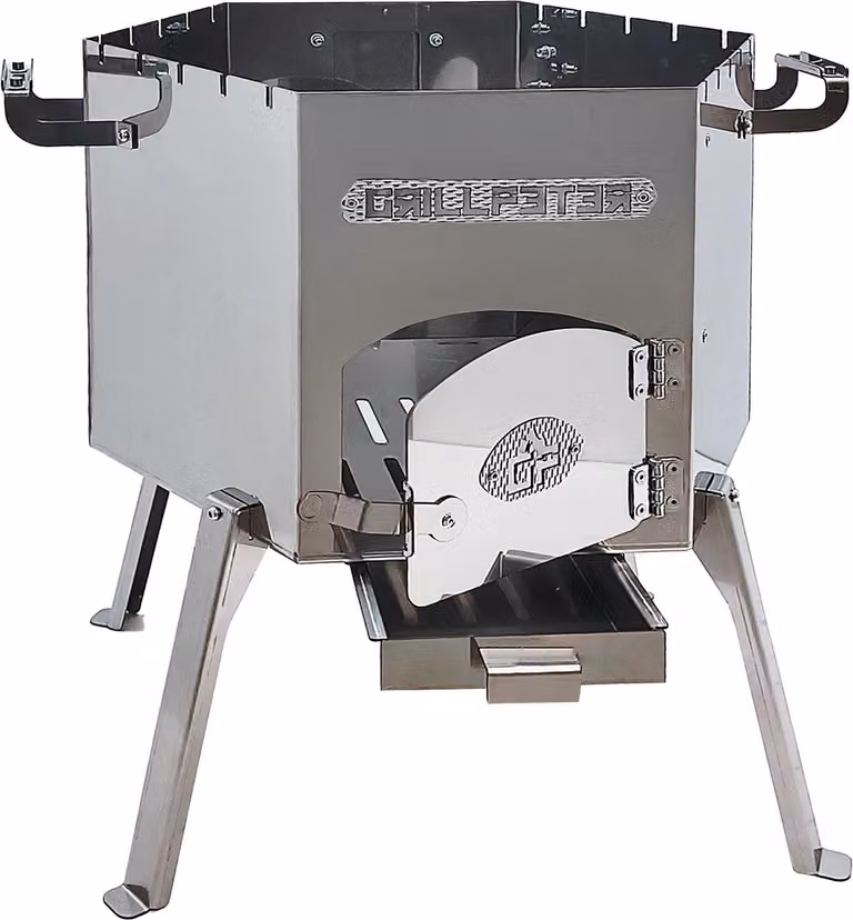 Forno a legna Uchak Dauren Deluxe per Kazan Hexagon Uchag 45 cm