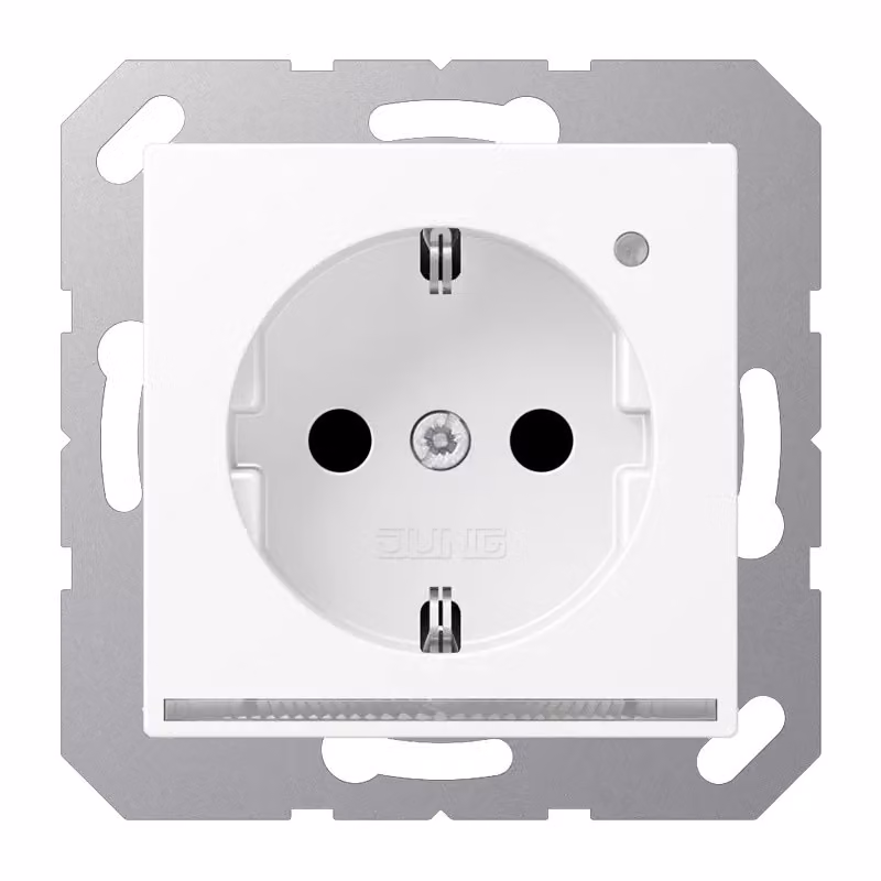 Presa SCHUKO con luce LED - Presa A1520-OWWMLNW