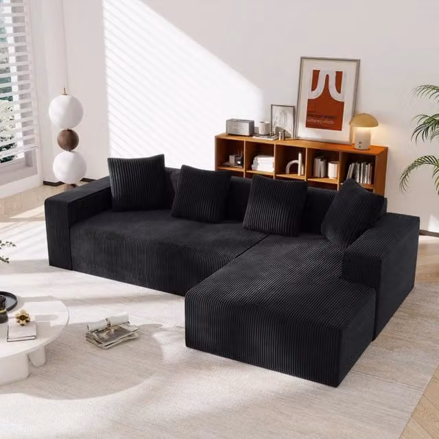 Sofa modulare senza ossa completamente compresso - Zephmum- L-Liegest¨¹hle, sedili profondi, per soggiorno e camera da letto