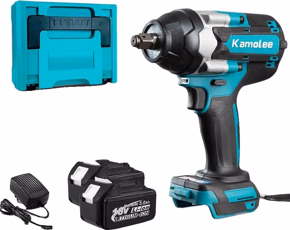 Avvitatore a impulsi, coppia 1800 N.M, motore brushless, 2x5.0Ah Bat plastica, EU