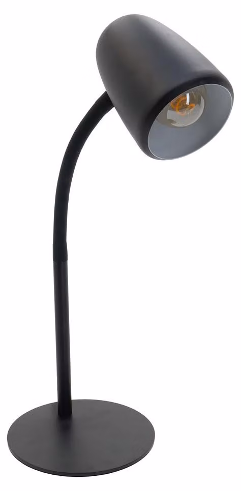 Lampada da tavolo Eglo Carlo, dimensioni 46 x 9 cm, colore nero