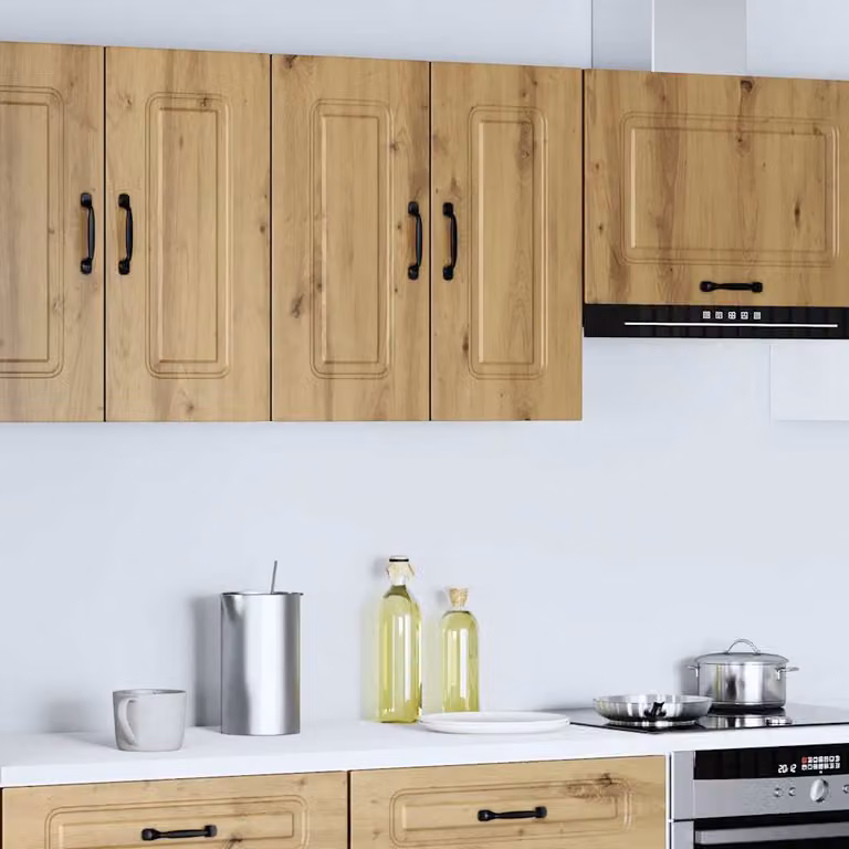 Pensile da cucina moderno vidaXL Kalmar in legno marrone L: 60 cm, H: 31 cm, P: 20 cm