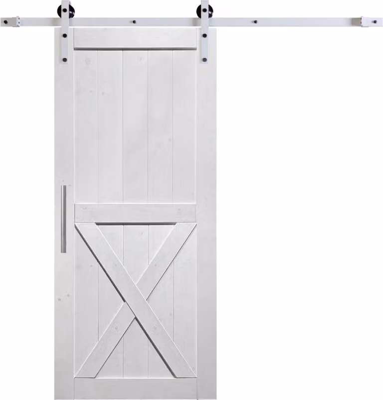 Home Deluxe - Porta scorrevole in legno SHIVA - legno di pino - 205 x 90 cm, incl. binario di scorrimento e rotelle I Porta in legno porta piana porta interna