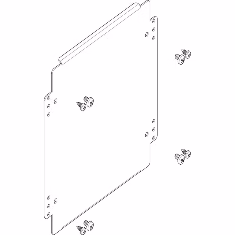 Piastra di montaggio ABN 246x252 mm 1FB/2RE per il montaggio tra i profili portanti FMA12N