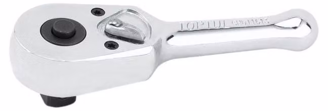 Cricchetto reversibile TOPTUL CHDI0809, 90 mm, acciaio al cromo-vanadio