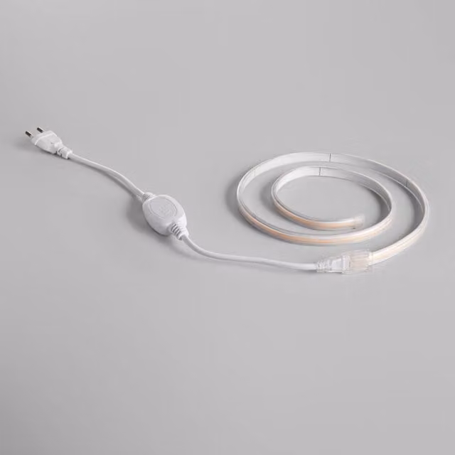Striscia LED COB Intec 220V 12W 1000LM/m Warm White IP54 20 metri