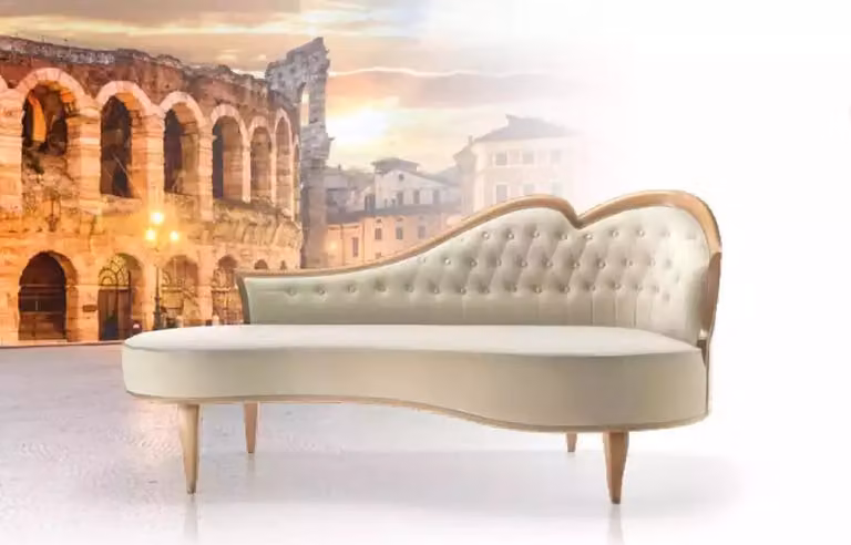Luxus Chaiselongue Chesterfield Klassischer Designer Einrichtung Textil Polster