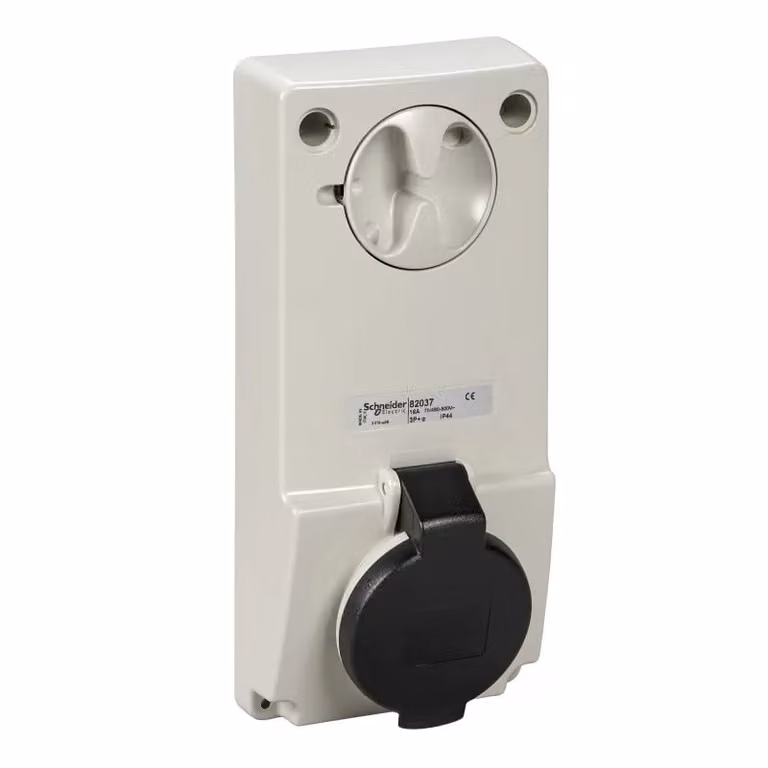 Presa da incasso con blocco di sicurezza Schneider Electric, 16 A, 3p+N+E, 480-500 V CA, IP44 82038