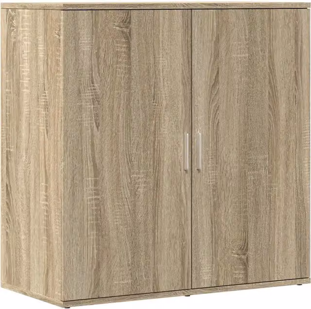 Credenza Buffet da pranzo in Legno Multistrato Rovere Sonoma L: 79 cm, P: 38 cm, H: 80 cm