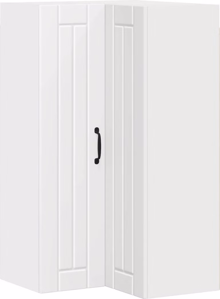 Mobile angolare per parete LUCCA Bianco 57 x 57 x 100 cm