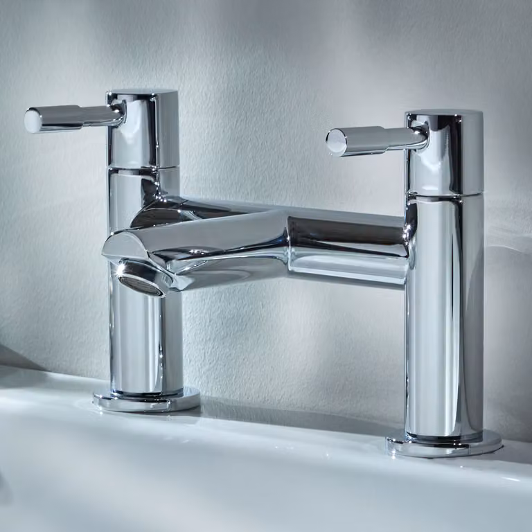 Rubinetto Miscelatore Moderno per Vasca da Bagno - Cromato - Como