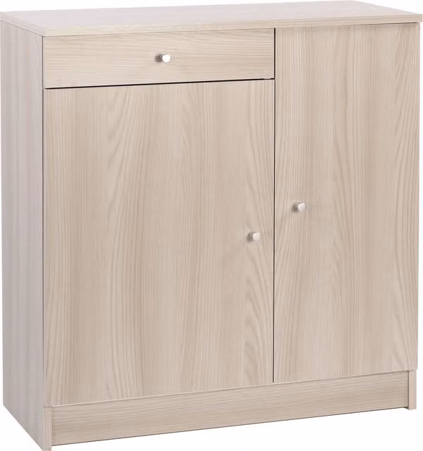 Mobile con 2 Ante e 1 Cassetto GIORDANOSHOP Colore Beige L/P/H: 77 x 34 x 80 cm