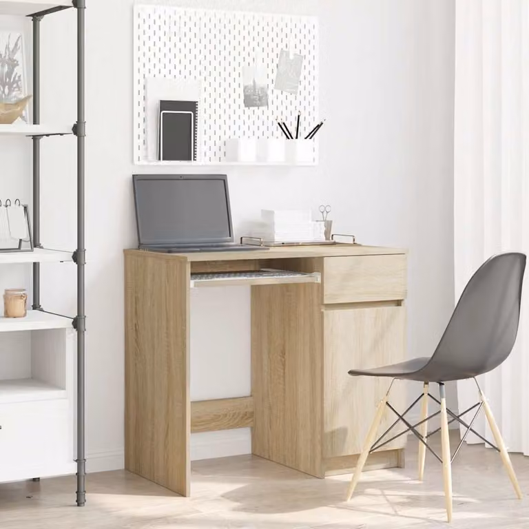 Maison Exclusive - Scrivania in rovere Sonoma 86x49x76 cm Materiale ligneo