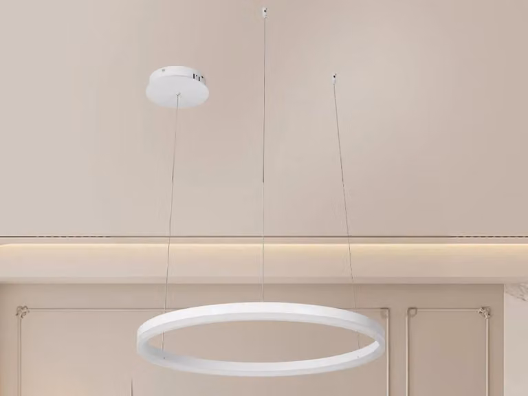 Lampada a sospensione a LED con telecomando - 60 cm, 42W