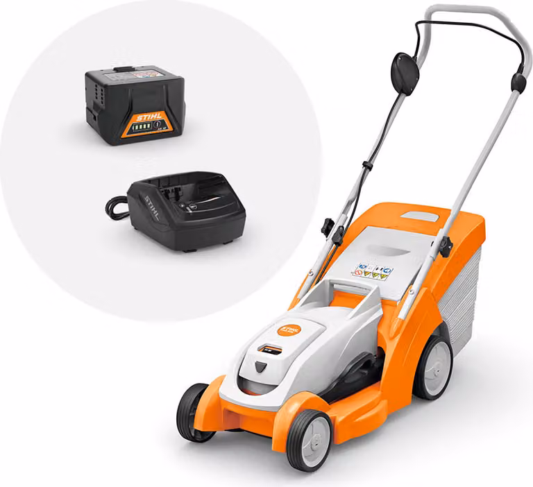 ACCU ROWER MOWER STIHL RMA 239 tosaerba - AK-SYSTEM con 1x batteria AK20 e caricatore