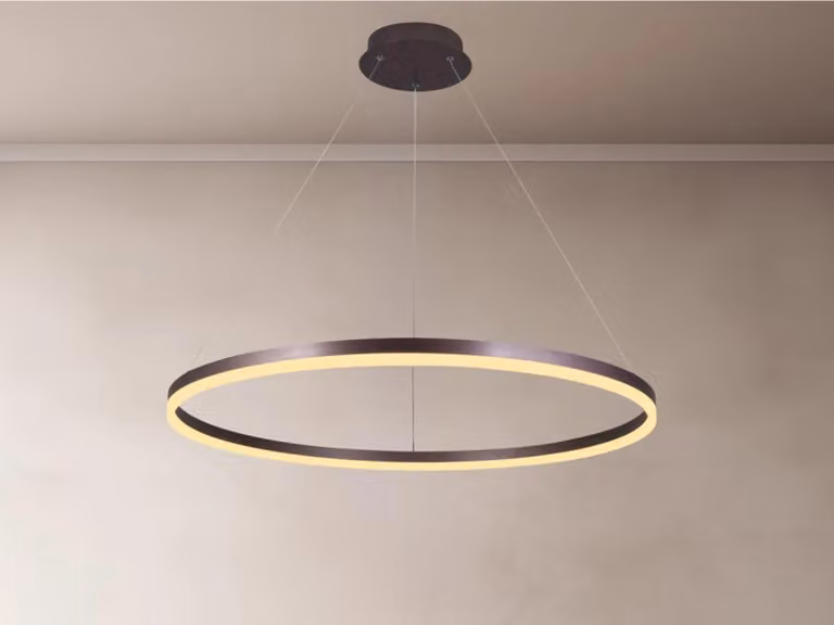 Lampada a sospensione LED con telecomando, 55W - J4309/BR