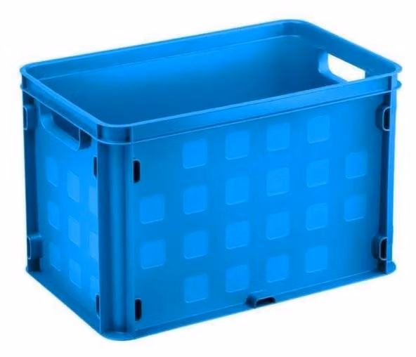 Cassa portaoggetti quadrata Sunware – Blu – 26 litri