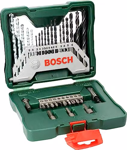 Bosch X-Line Set Misto Avvitamento e Foratura, 33 Pezzi