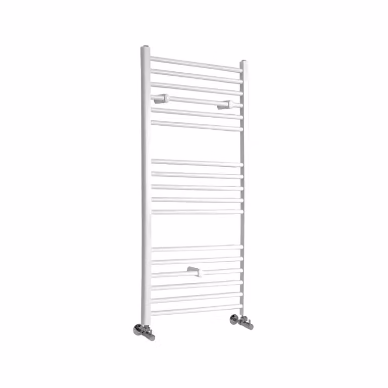 Scaldasalviette di Design Bianco - Termoarredo Bagno Piatto - 1200 x 500mm - 480W - Ive