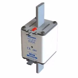 Inserto fusibile Eaton, bassa tensione, 355 A, CA 400 V, 120 kA, NH2, gL/gG, IEC, doppio indicatore di stato, linguetta di presa sotto tensione 355NHG2B-400