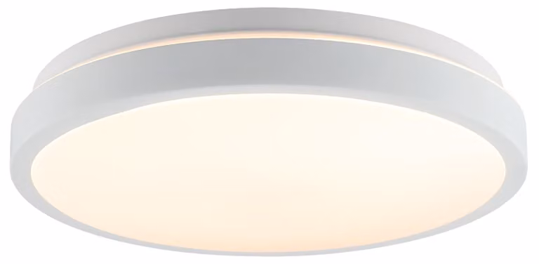 Lampada da soffitto a LED Brilliant Livas G80840/05 per soggiorno e camera da letto, metallo/plastica, per interni, soffitto bianco - LED integrati