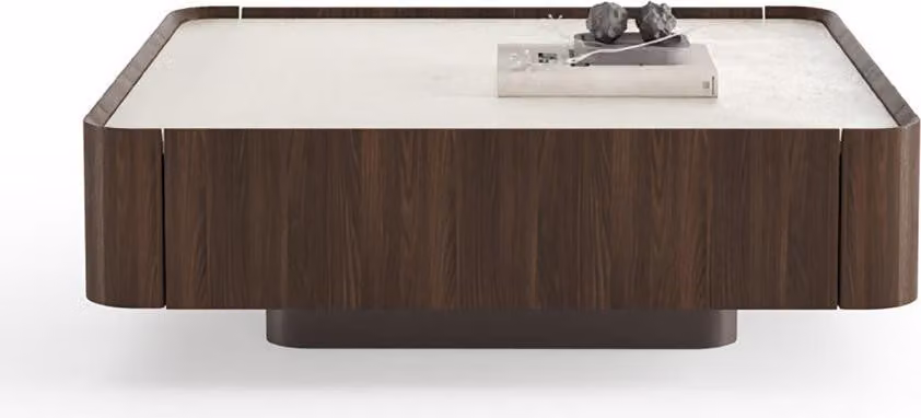Luxuriös Braun Couchtisch Harmonisch Tisch Wohnzimmertisch Edle Sofatisch