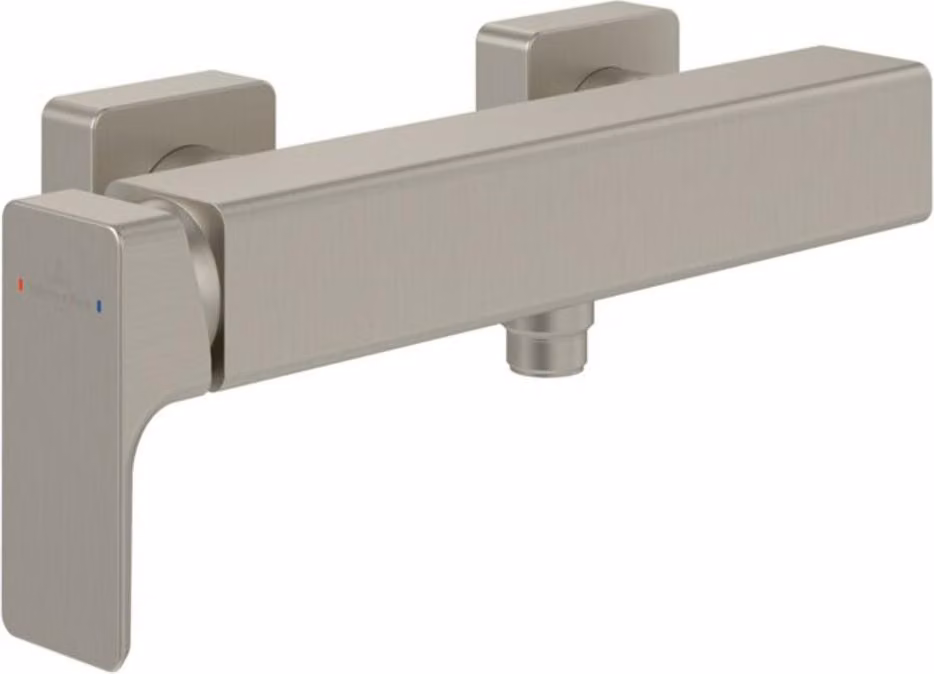 Miscelatore monocomando per doccia V&B Subway, 3,0 m, dispositivo antiriflusso, acciaio inossidabile, finitura blu spazzolato