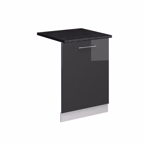 Vicco Frontale lavastoviglie Fame-Line Antracite lucido 60cm