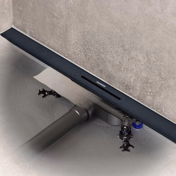 Set di scarichi per doccia Kaldewei FLOW, 90 cm, scarico orizzontale, modello standard