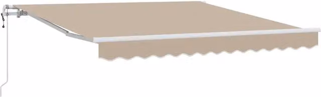 Tettuccio Elettrico Retrattile Beige 300 x 250 cm CFW9592597