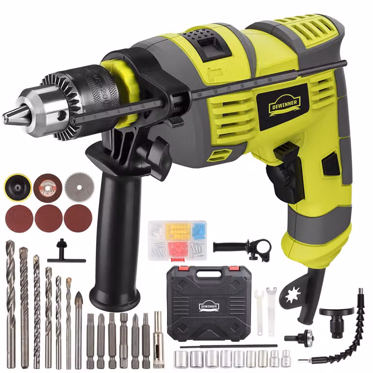 Trapano avvitatore a percussione - Potenza: 710 W - Mandrino: 13 mm - Materiale: metallo
