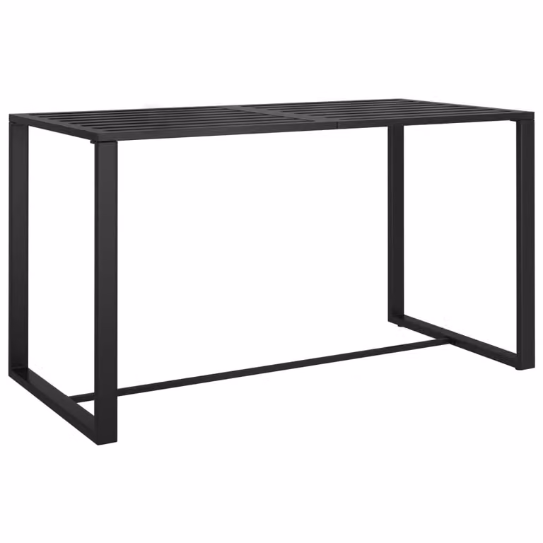 Set Divani da Giardino 6 pz con Cuscini in Alluminio Antracite