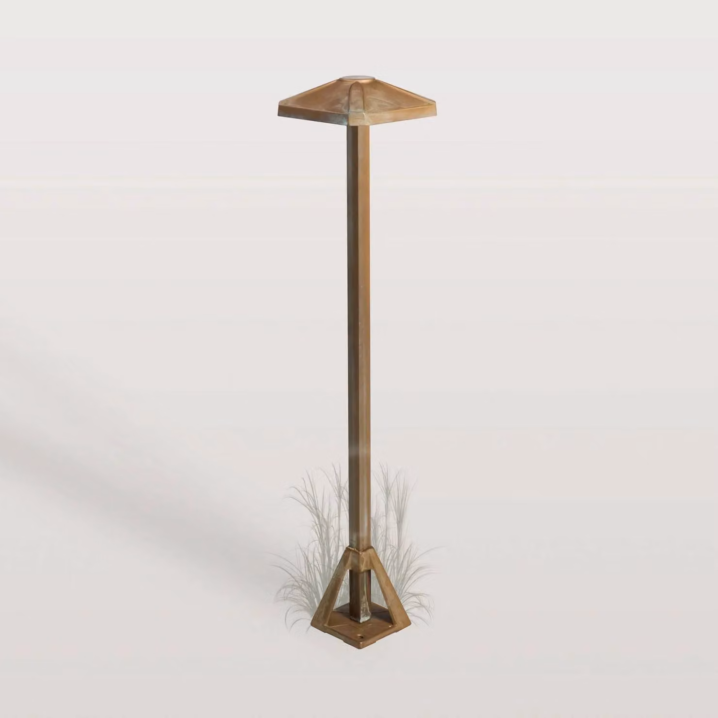 Moretti Luce Lampione da giardino Aura Frame, Bronzo / Ottone antico, Ottone, Campagna / Rustiche, Lampada da esterni