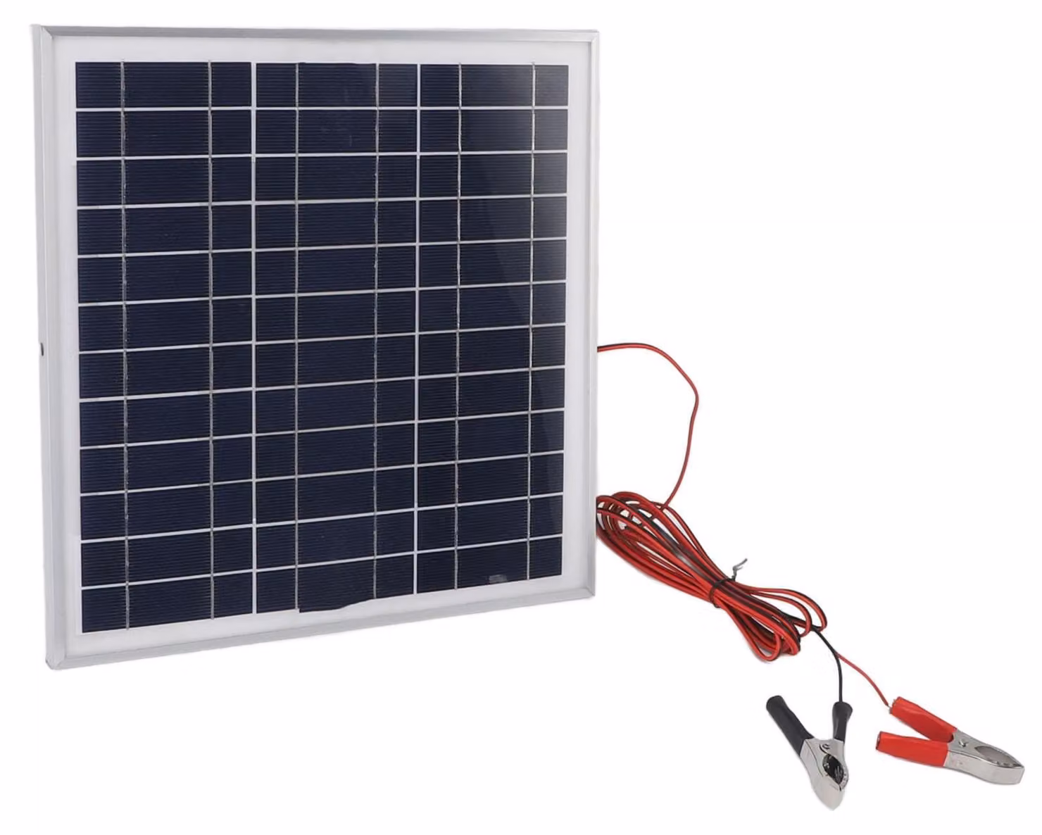 Modulo solare portatile da 50W, monocristallino, con telaio in alluminio, cavo da 3 metri