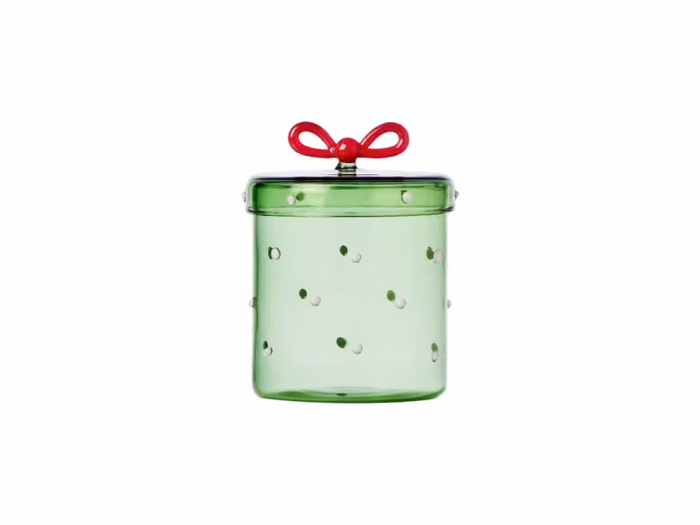 Christmas Tales Scatola - Verde con Nastro Rosso