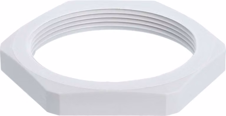WISKA Controdado M50x1,5 GPA-M50 esagonale in poliammide (PA) colore grigio chiaro RAL 7035 - 1 pezzo