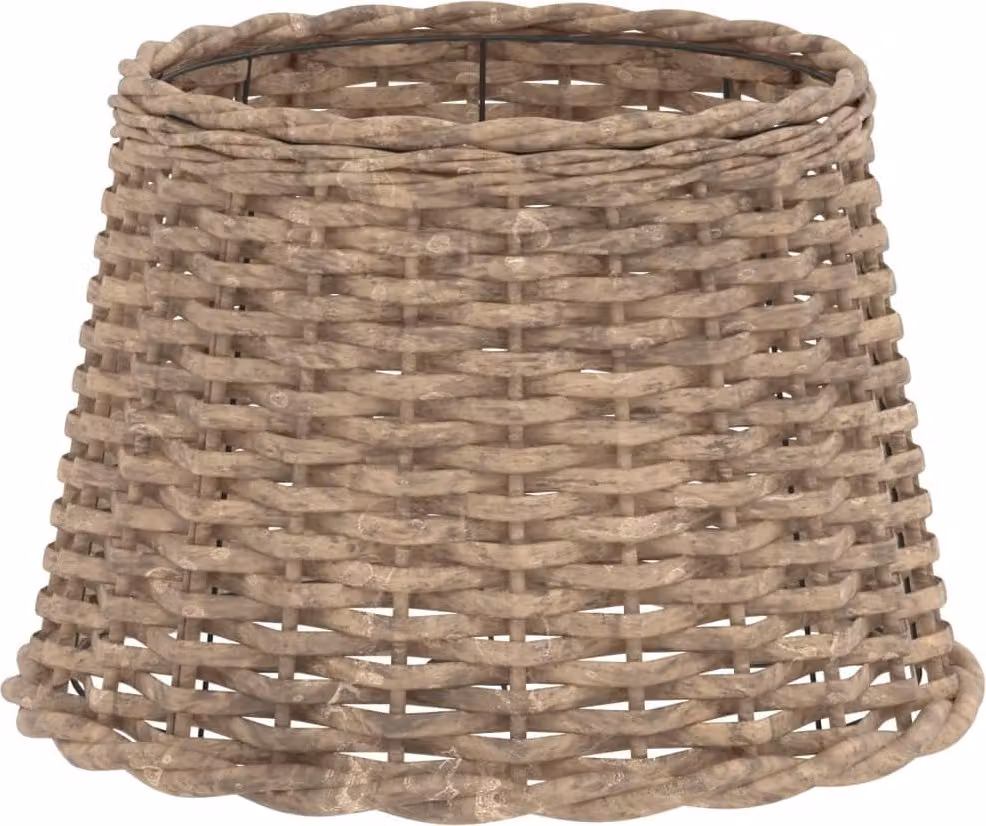 Paralume Marrone Ø40x26 cm in Vimini