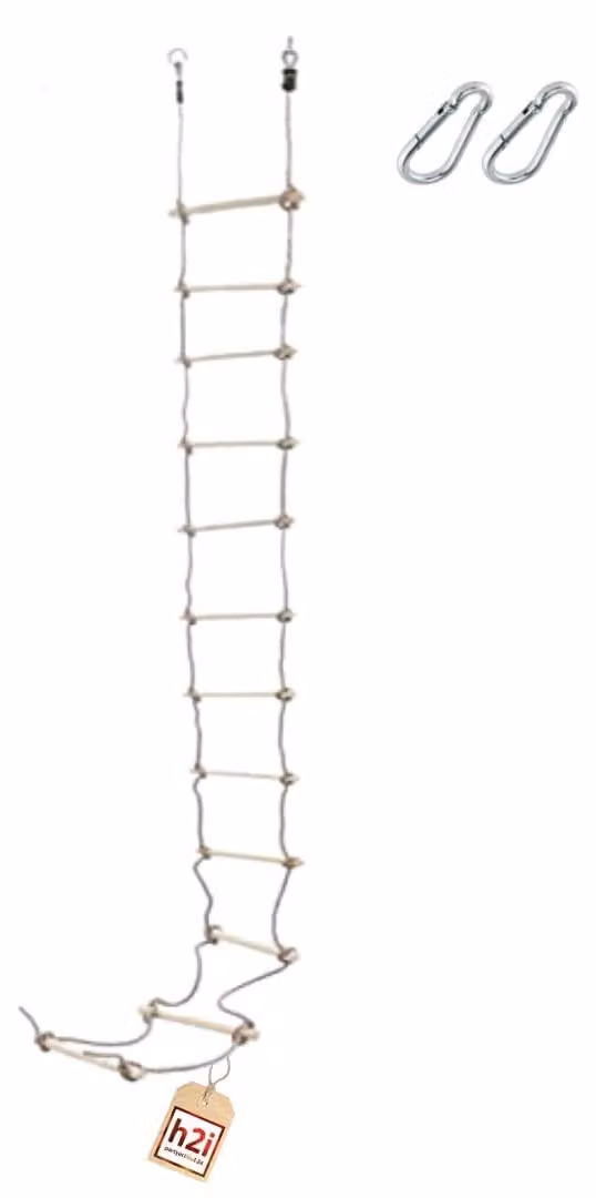 Scala da arrampicata per bambini con 12 listelli in legno