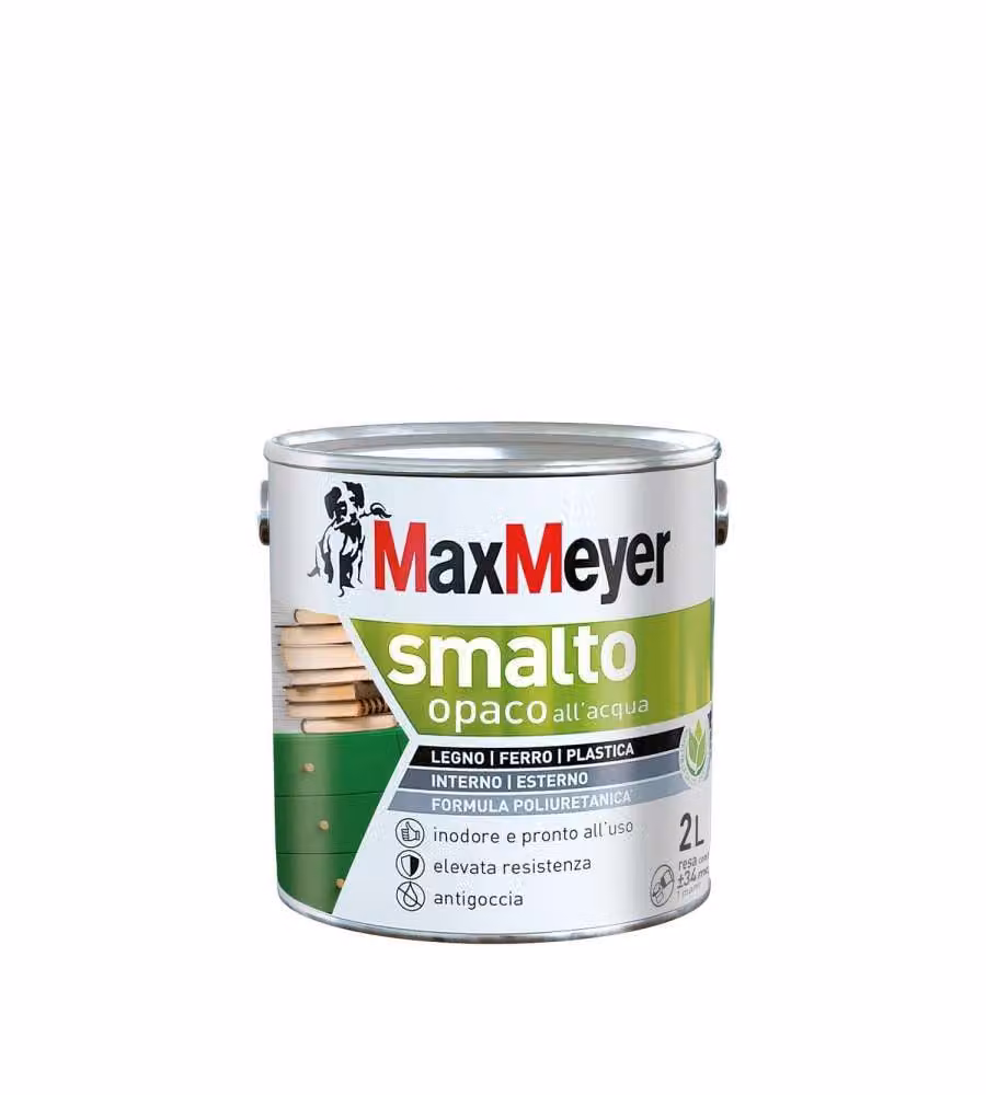 MaxMeyer Smalto Poliuretanico - Bianco Opaco - 2 l
