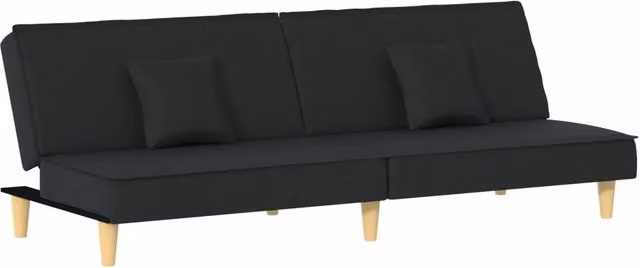 Divano letto | Sof¨¤ letto | Letto singolo Nero in Tessuto