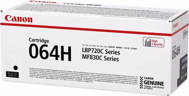 Canon cartuccia toner 064 H BK nero