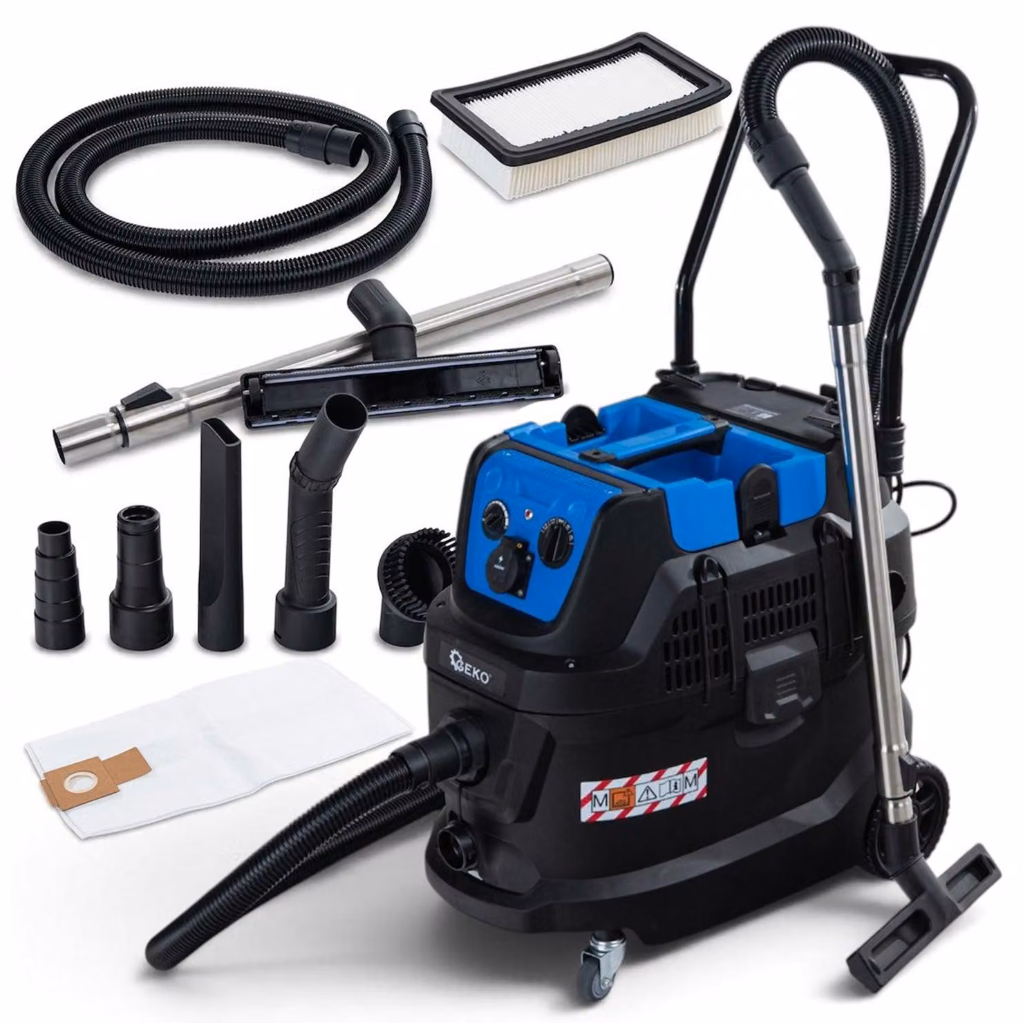 Aspiratore industriale con pulizia automatica del filtro, 1600 W Geko