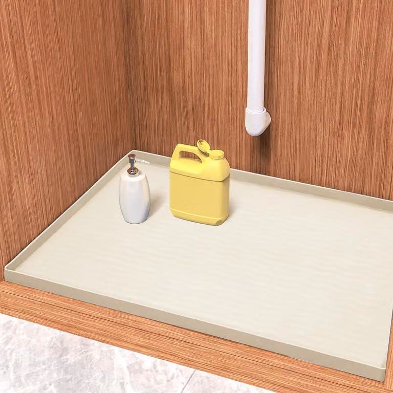 Tappetino in silicone impermeabile da posizionare sotto il lavandino