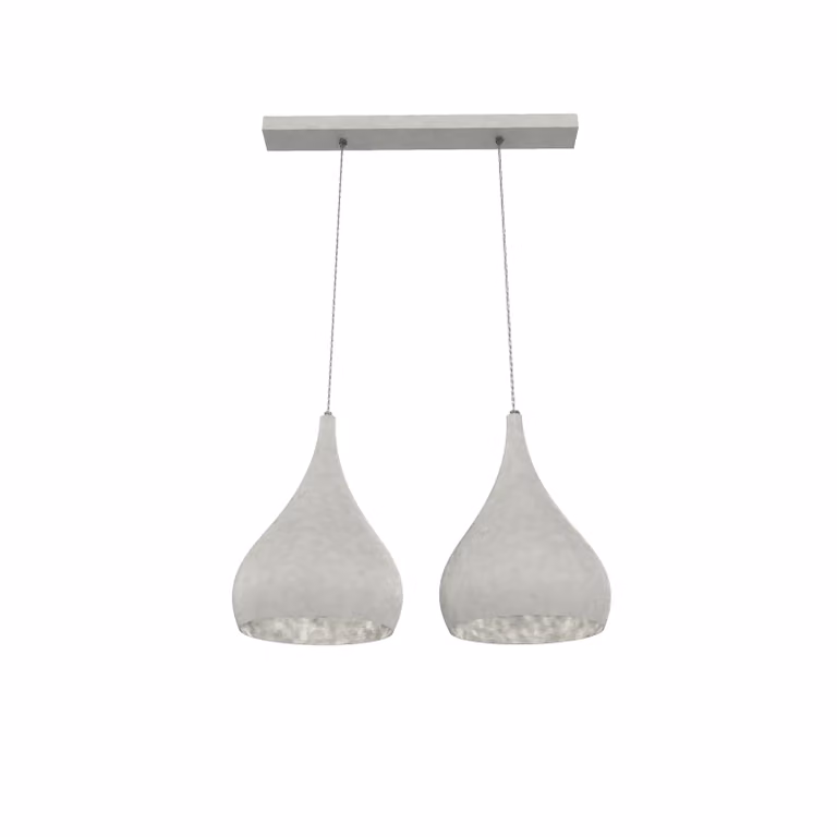 Lampada A Sospensione Calice Lineare X2 Monocolore Opaca
