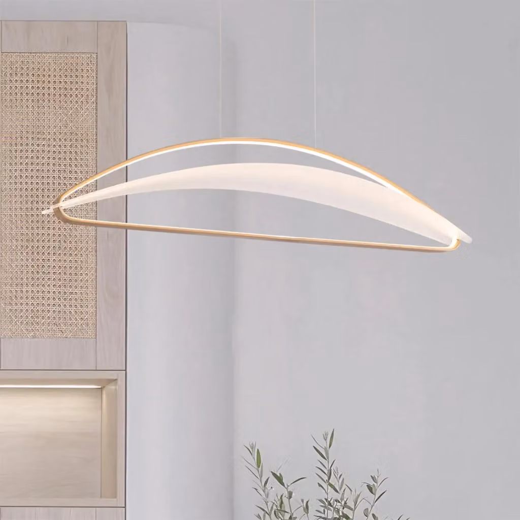 Lampada da soffitto sospesa moderna Toolight G124-cp color oro e ottone con tecnologia LED e altezza regolabile – 2