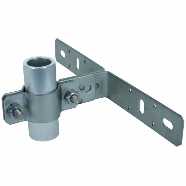 Supporto a muro DEHN in acciaio inossidabile con staffa per tubi da 40 mm per DEHNiso-Combi 105140