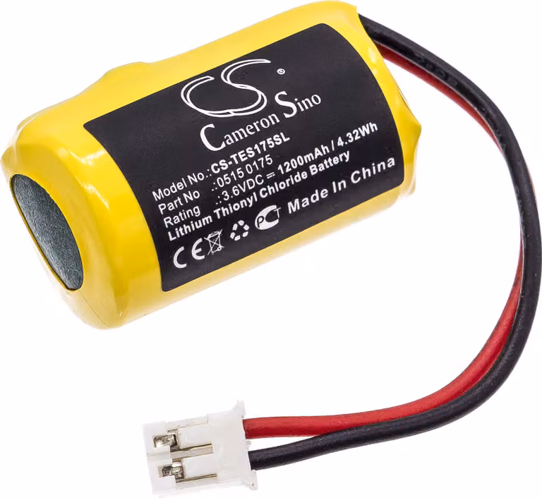 TECHTEK Batteria compatibile con [Testo] 175-H1, 175-H2, 175-S1, 175-S2, 175-T3 sostituisce 0515 0175